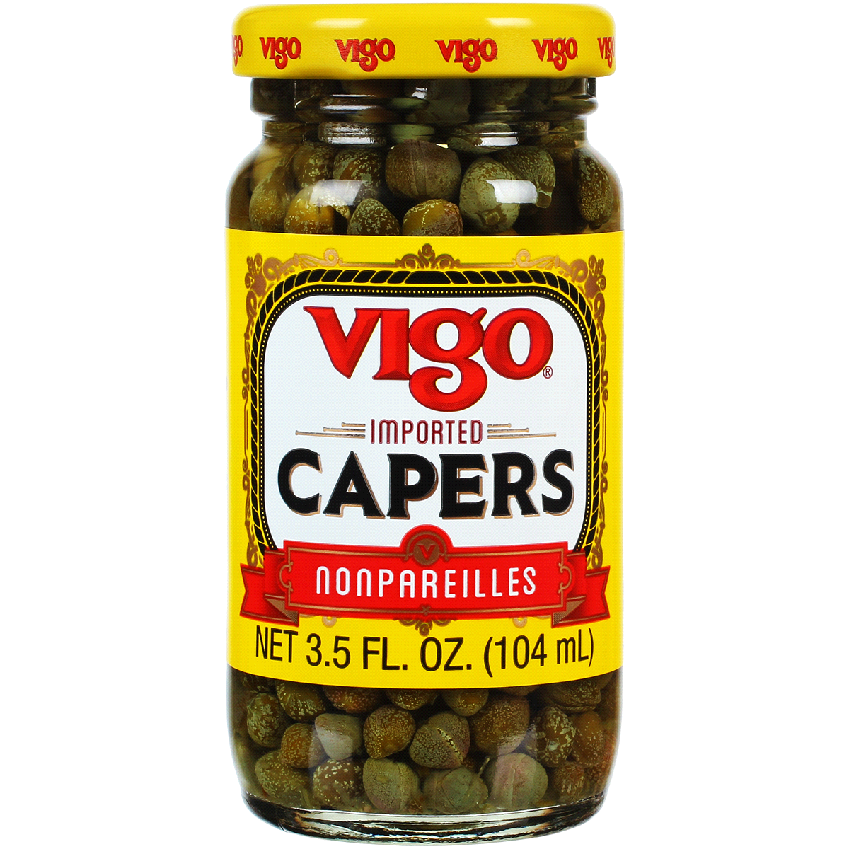 slide 1 of 1, Vigo Capers, 3.5 oz