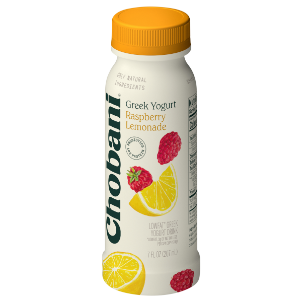 slide 14 of 25, Chobani Raspberry Lemon Drink, 7 oz