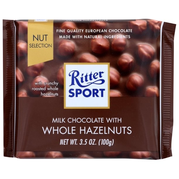 slide 1 of 1, Ritter Sport Colorful Variety Milk Chocolate, With Hazelnuts, 3.5 oz