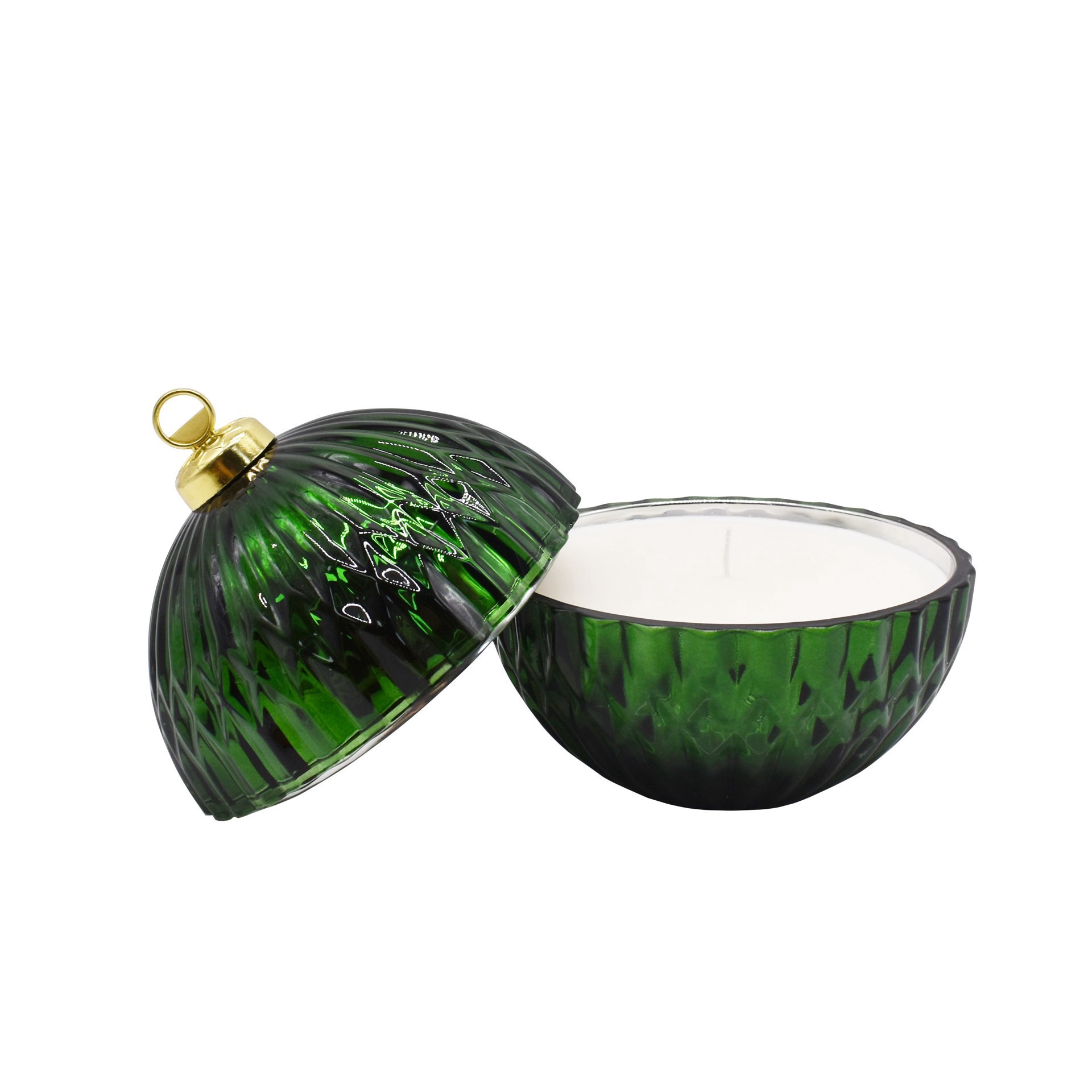 slide 3 of 3, 3.4oz. Berry Glimmer Scented Ball Ornament Candle By Ashland, 3.4 oz