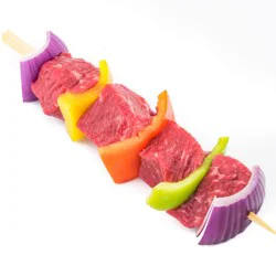 Dierbergs Butcher Shop USDA Choice Angus Beef Sirloin Veggie Kabob