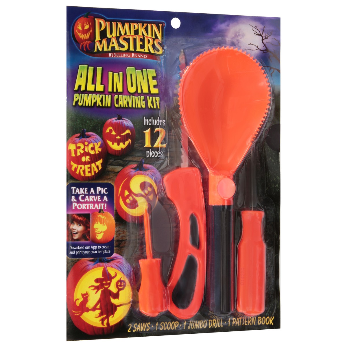 slide 9 of 9, Pumpkin Masters All in One Pumpkin Carving Kit 12 ea, 12 ct