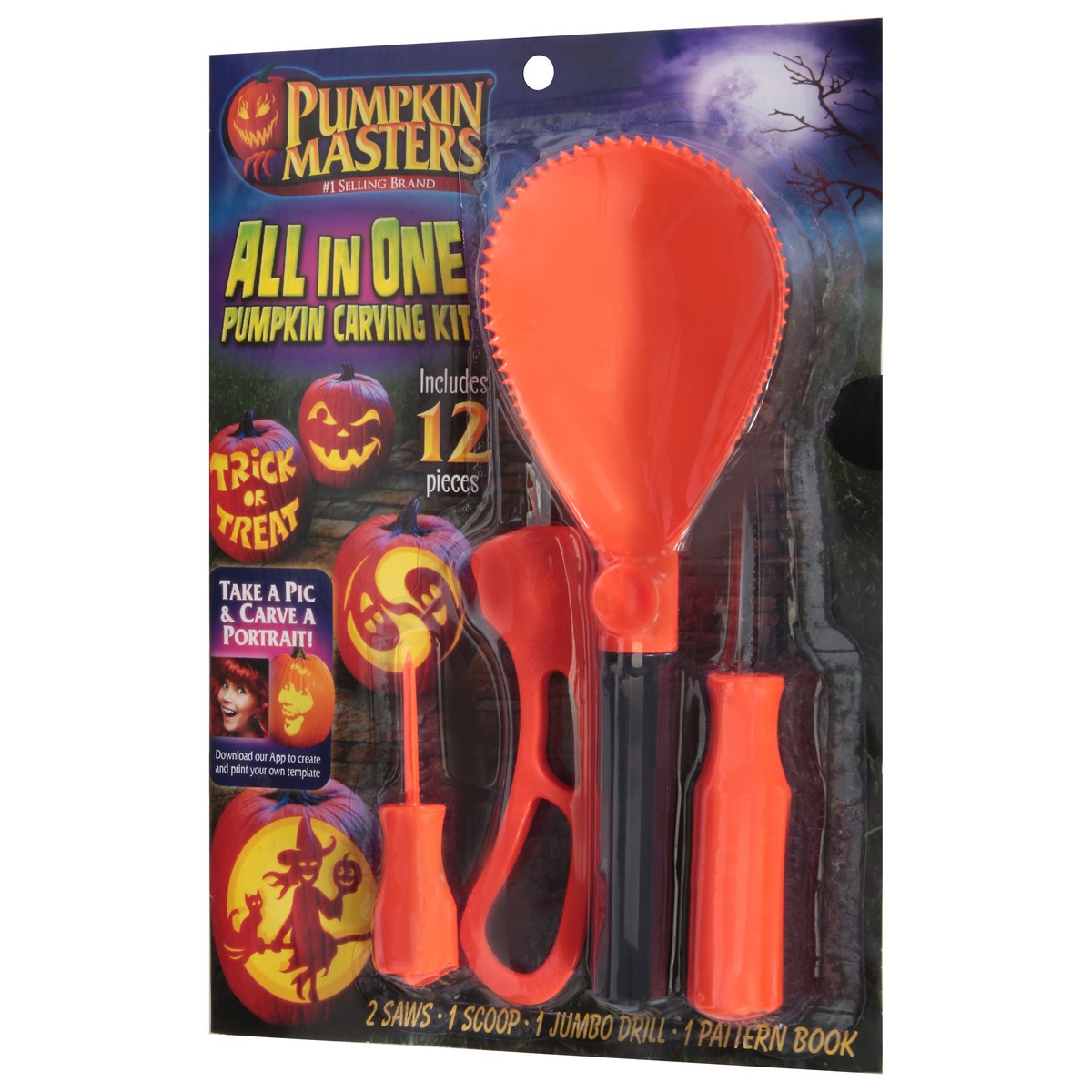 slide 4 of 9, Pumpkin Masters All in One Pumpkin Carving Kit 12 ea, 12 ct