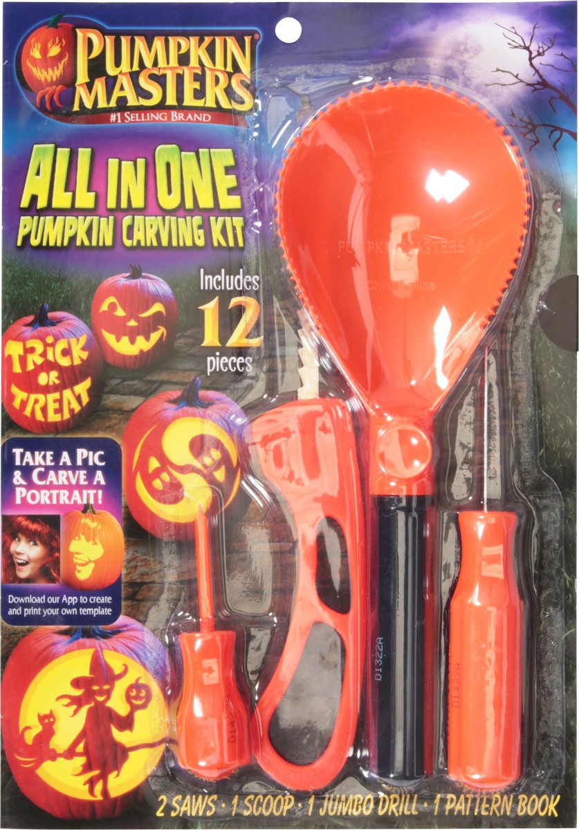 slide 2 of 9, Pumpkin Masters All in One Pumpkin Carving Kit 12 ea, 12 ct