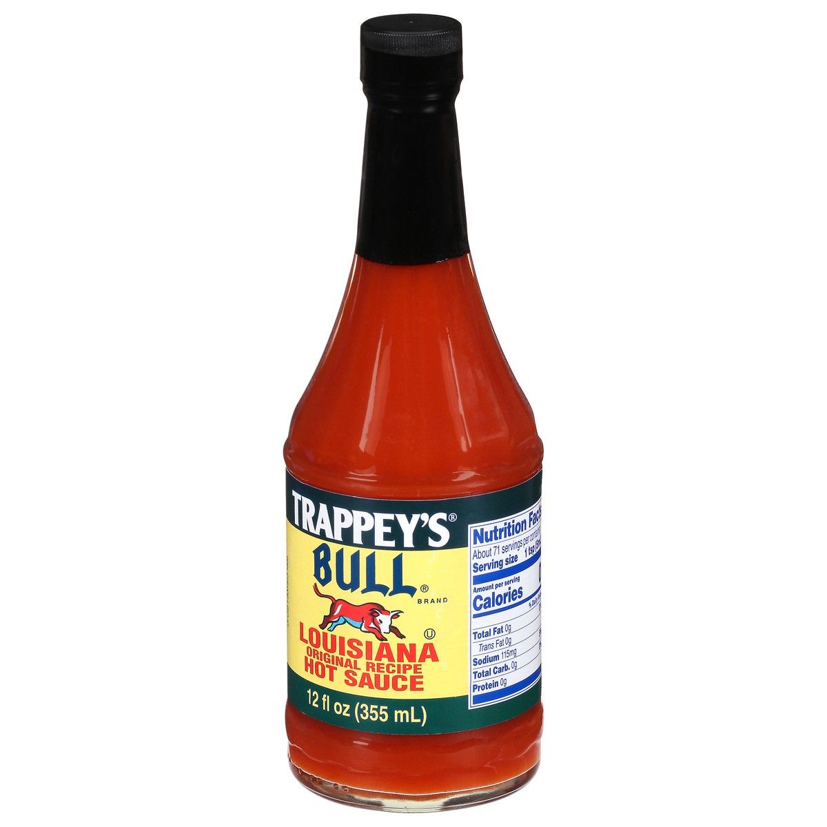 slide 8 of 9, Trappey's Bull Louisiana Original Recipe Hot Sauce, 12 fl oz, 12 fl oz