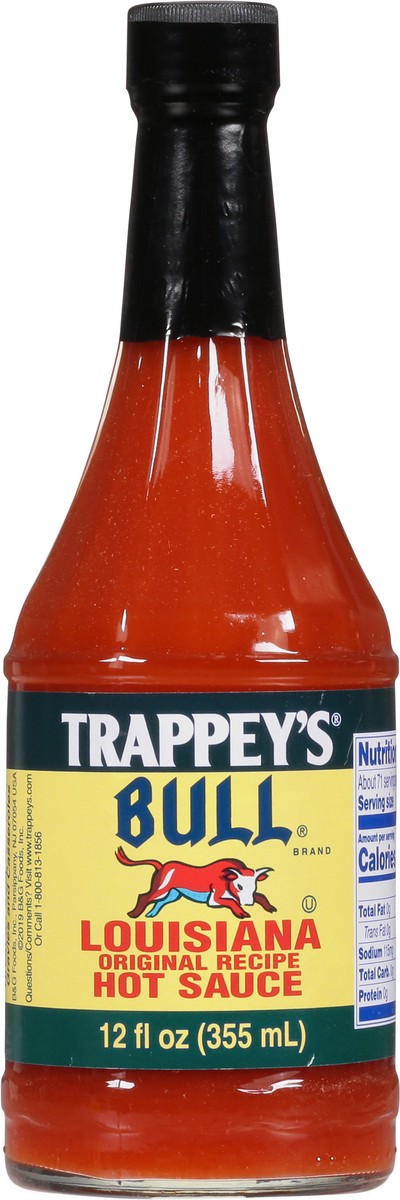 slide 6 of 9, Trappey's Bull Louisiana Original Recipe Hot Sauce, 12 fl oz, 12 fl oz