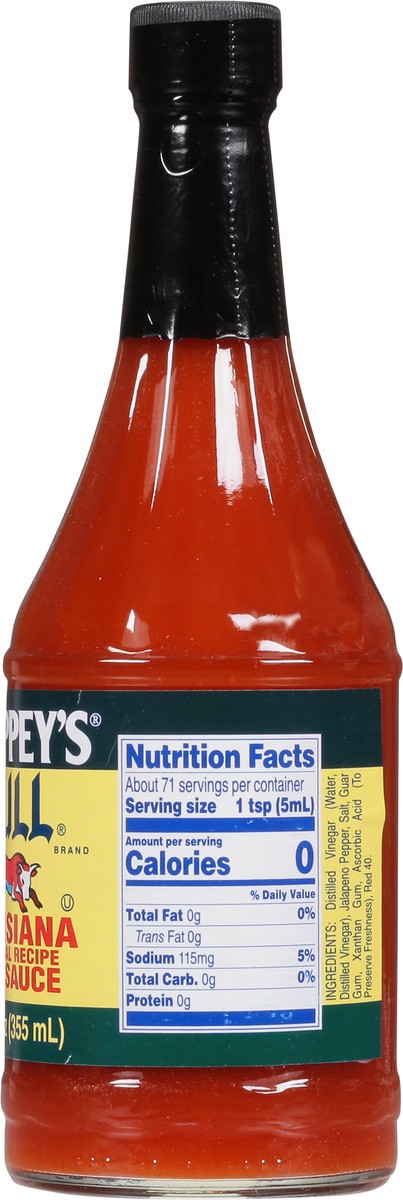 slide 7 of 9, Trappey's Bull Louisiana Original Recipe Hot Sauce, 12 fl oz, 12 fl oz