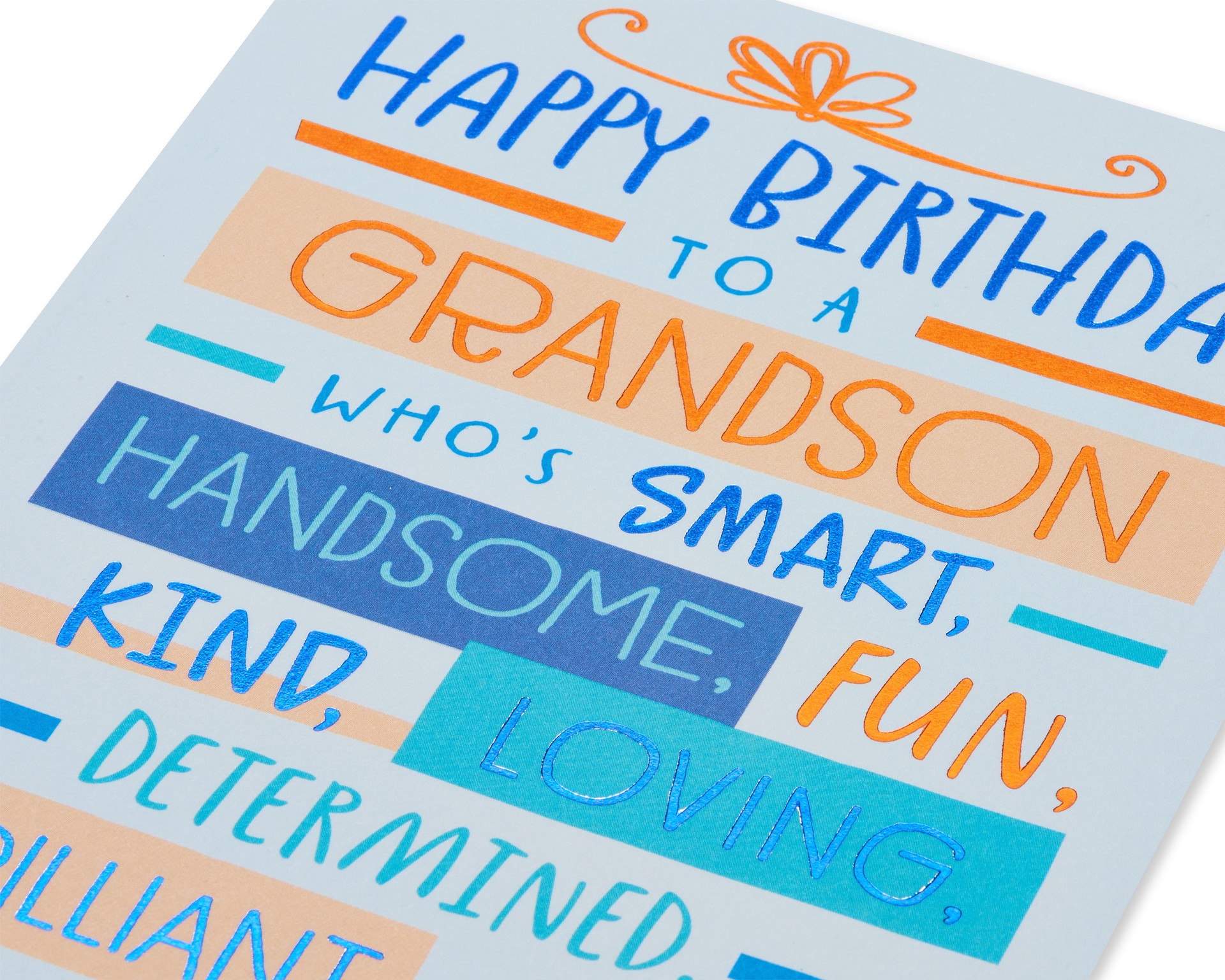 slide 3 of 5, American Greetings Birthday Card for Grandson (Wonderful), 1 ct