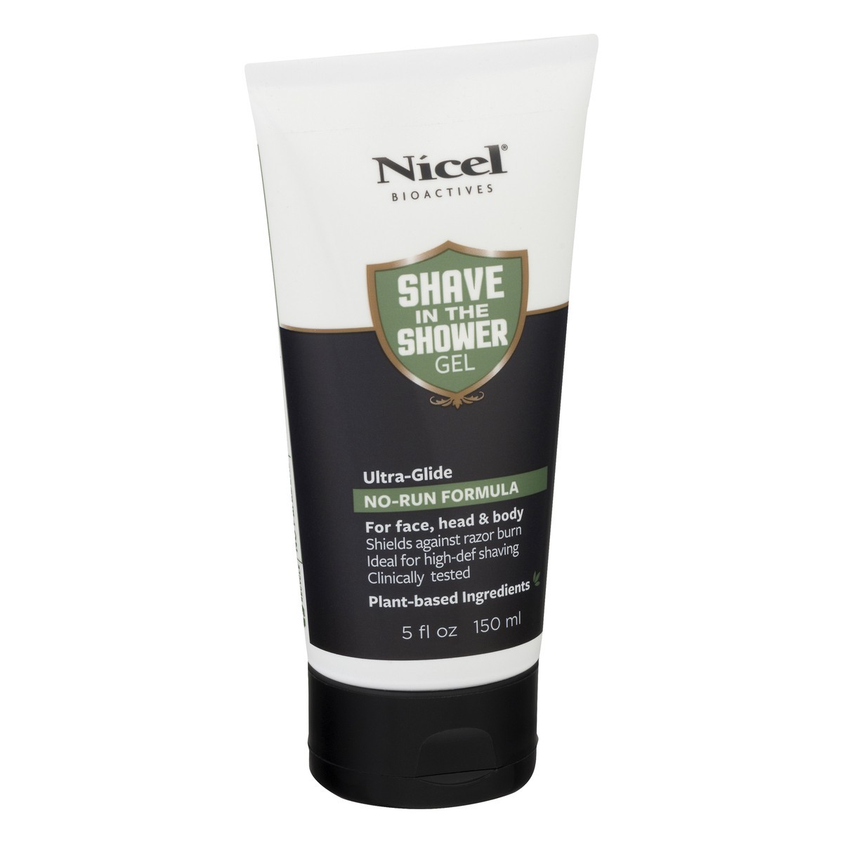 slide 11 of 12, Nicel Ultra-Glide No-Run Formula Shave in the Shower Gel 5 oz, 5 oz