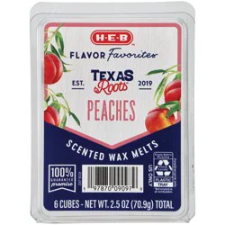 H-E-B Flavor Favorites Texas Roots Peaches Scented Wax Melts