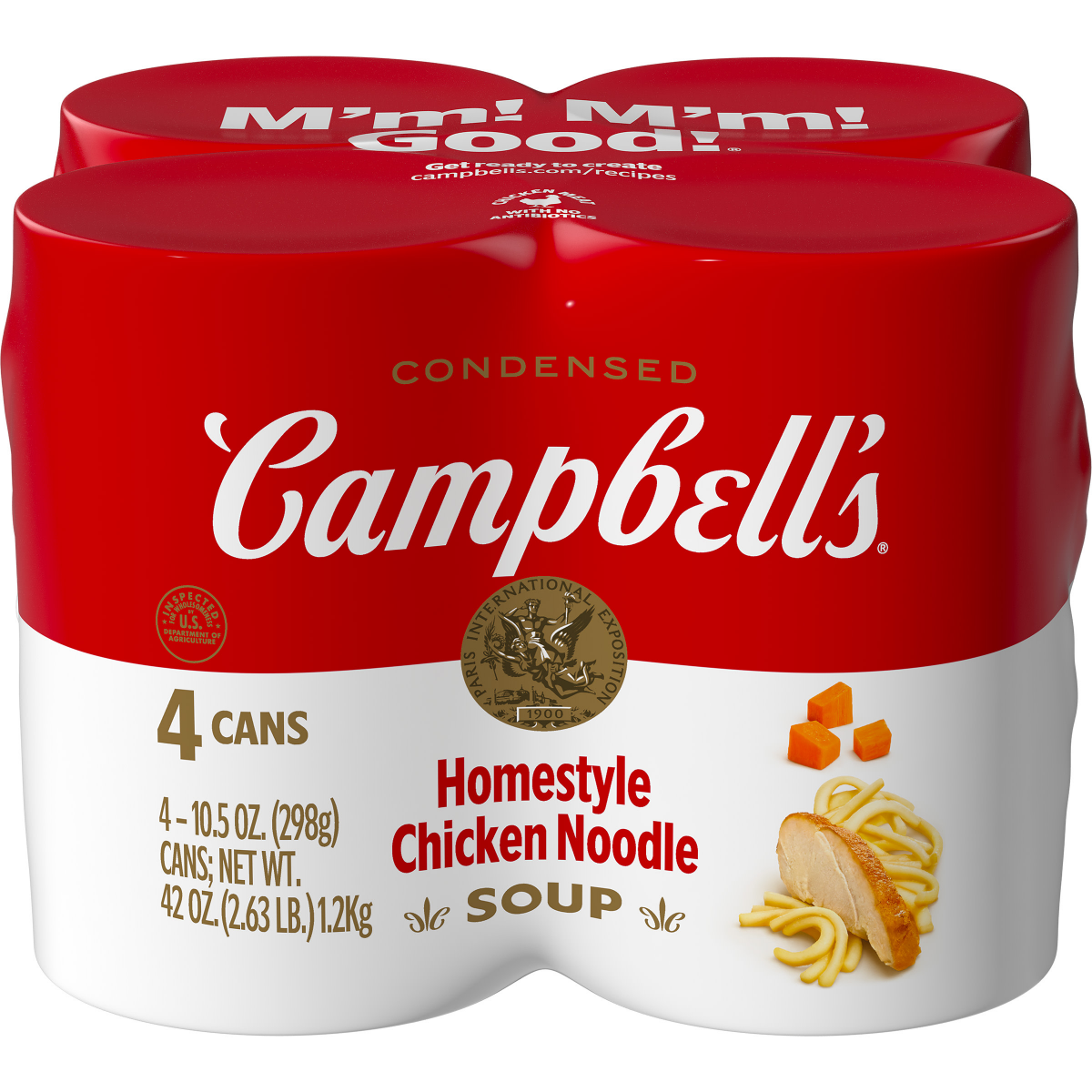 slide 1 of 1, Campbell'S Chicken Noodle Soup, 42 oz