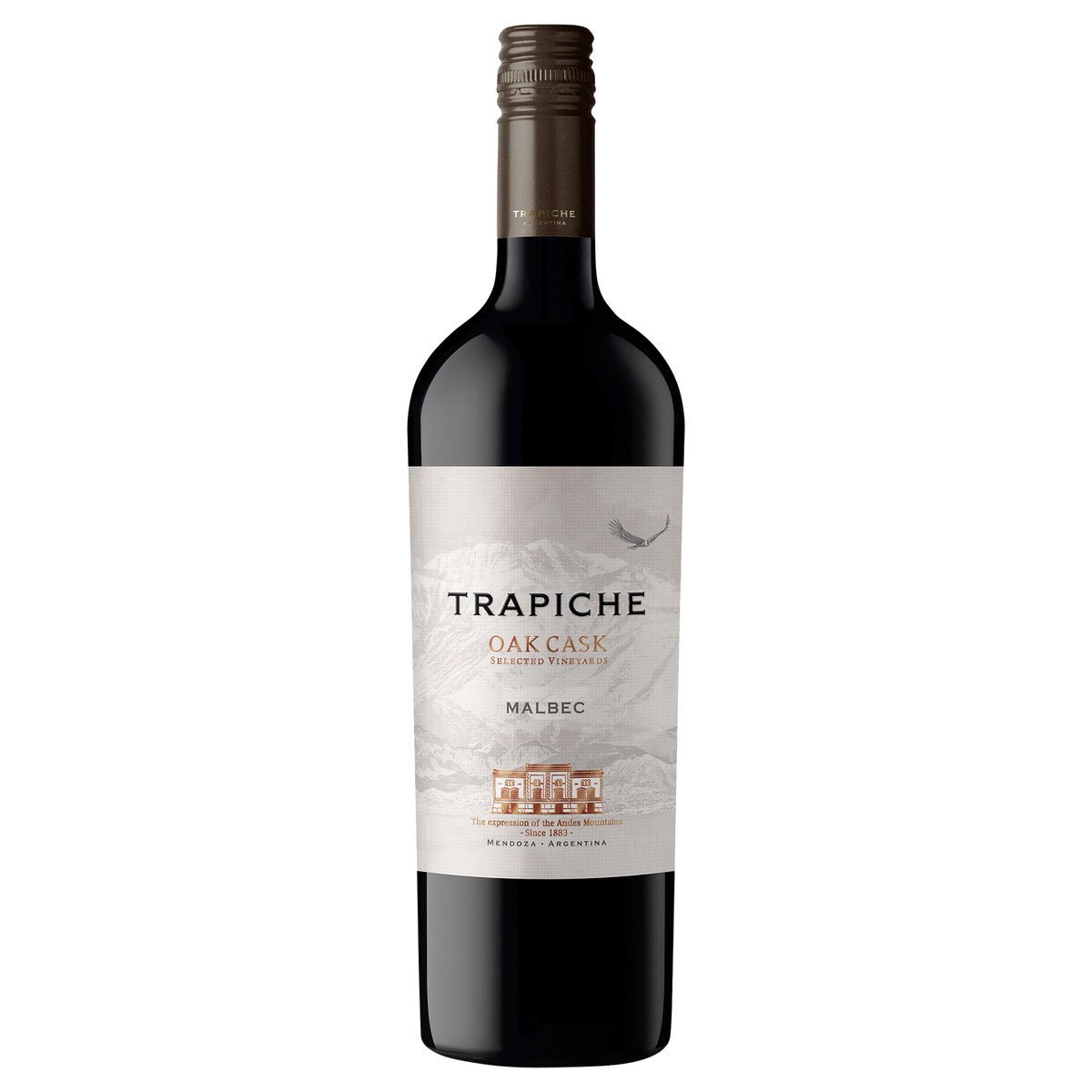 slide 1 of 5, Trapiche™ Oak Cask Malbec Red Wine - 750ml, 2017 Mendoza, Argentina, 25.36 fl oz