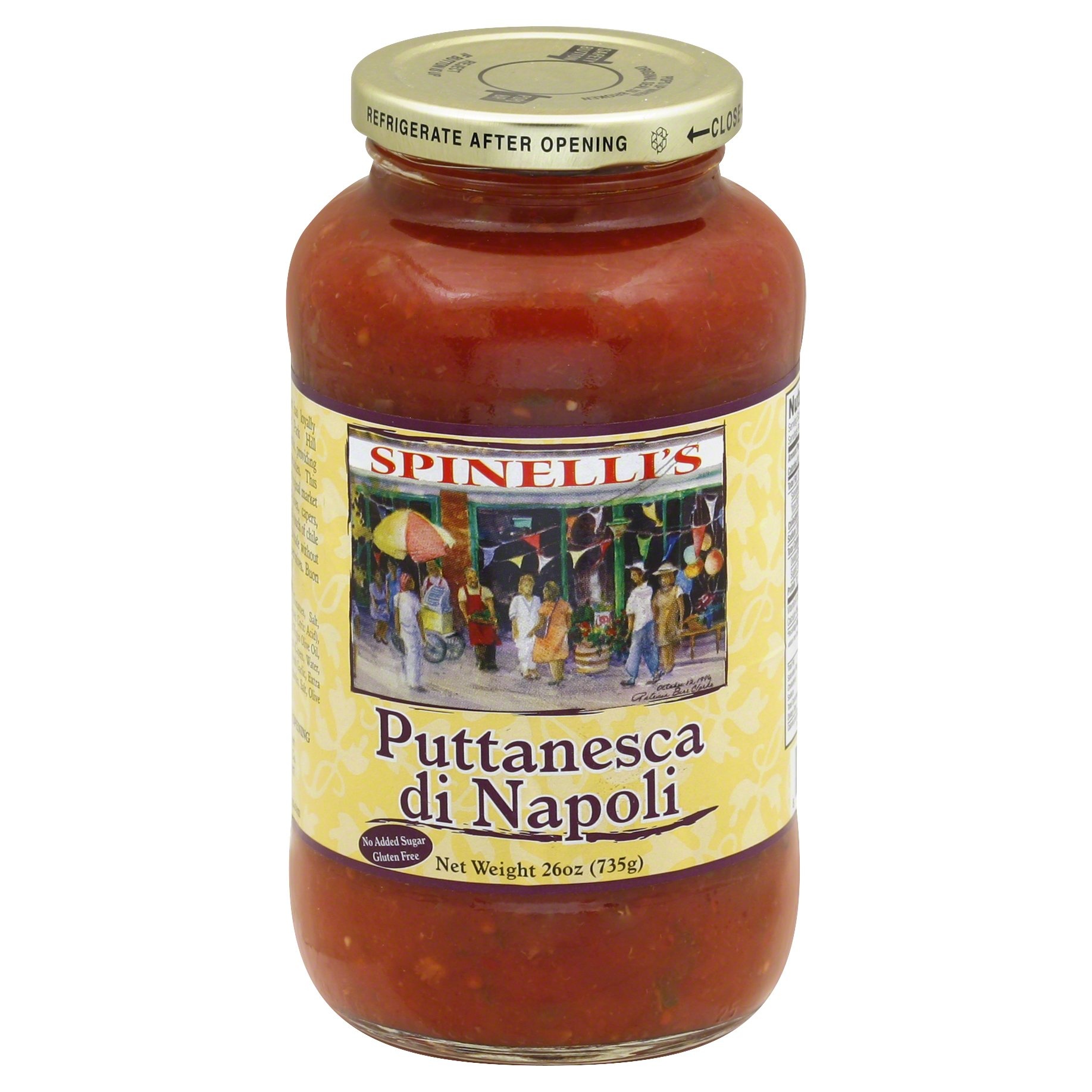 slide 1 of 1, Spinelli's Puttanesca Sauce 26 oz, 26 oz