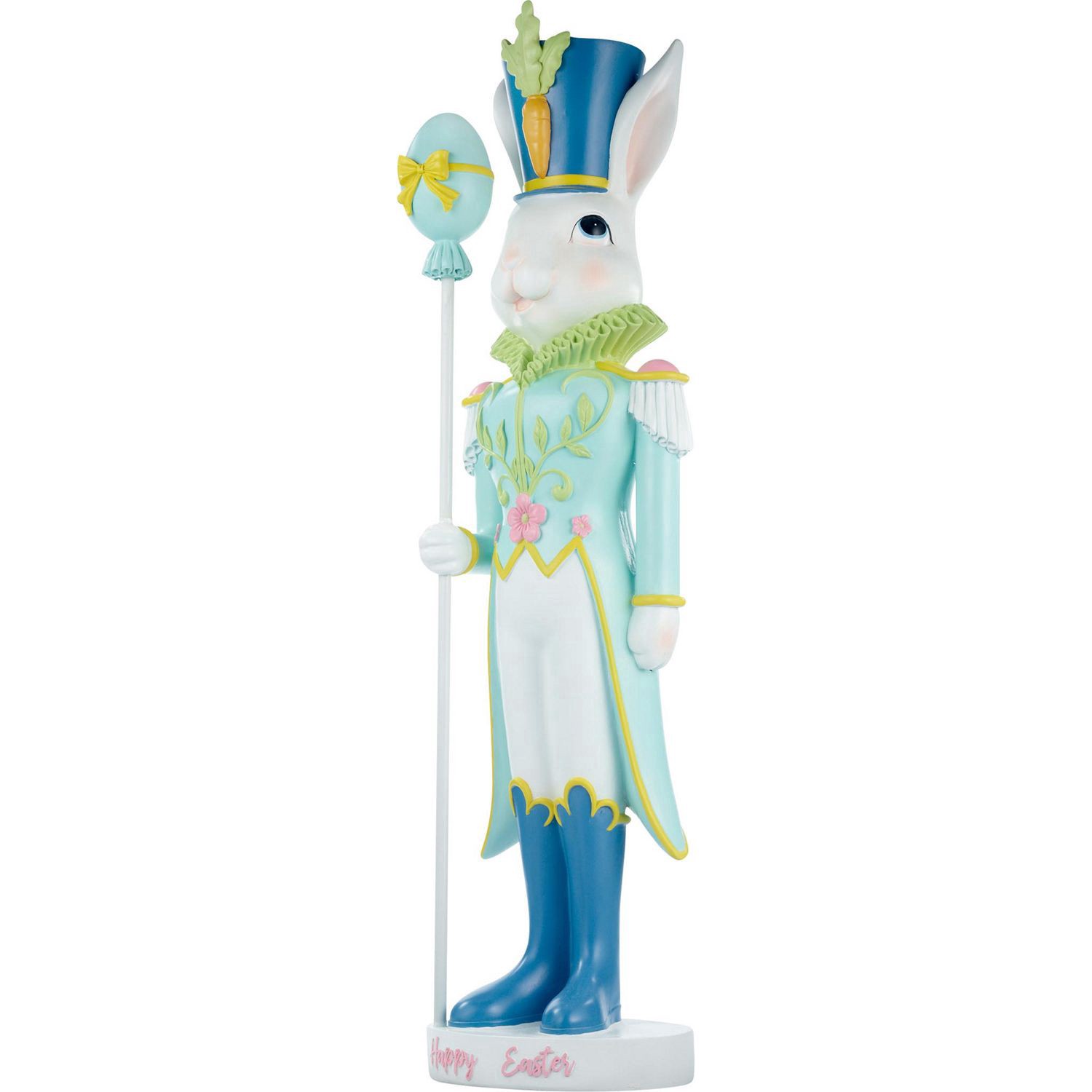 slide 2 of 3, Cottondale Easter Bunny Soldier Decor, 41.5 In, 