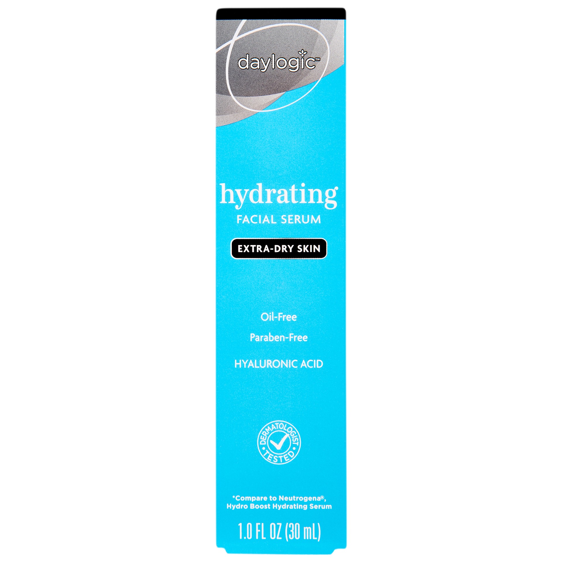 slide 1 of 5, Daylogic Hydrating Facial Serum, Extra-Dry Skin, 1 oz