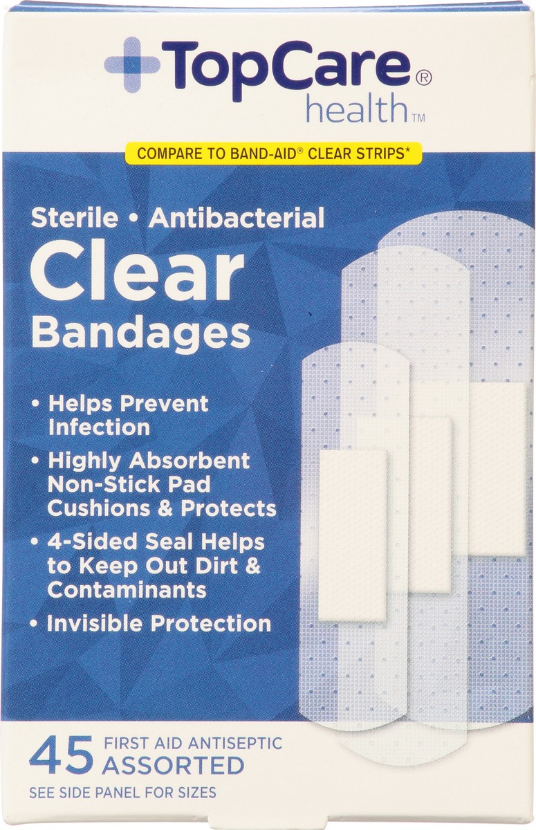 slide 13 of 15, TopCare Antibacterial Clear Assrtd, 45 ct