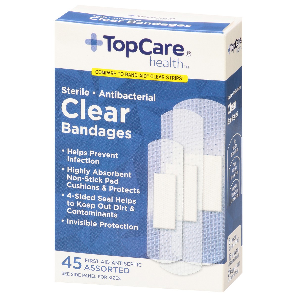 slide 8 of 15, TopCare Antibacterial Clear Assrtd, 45 ct