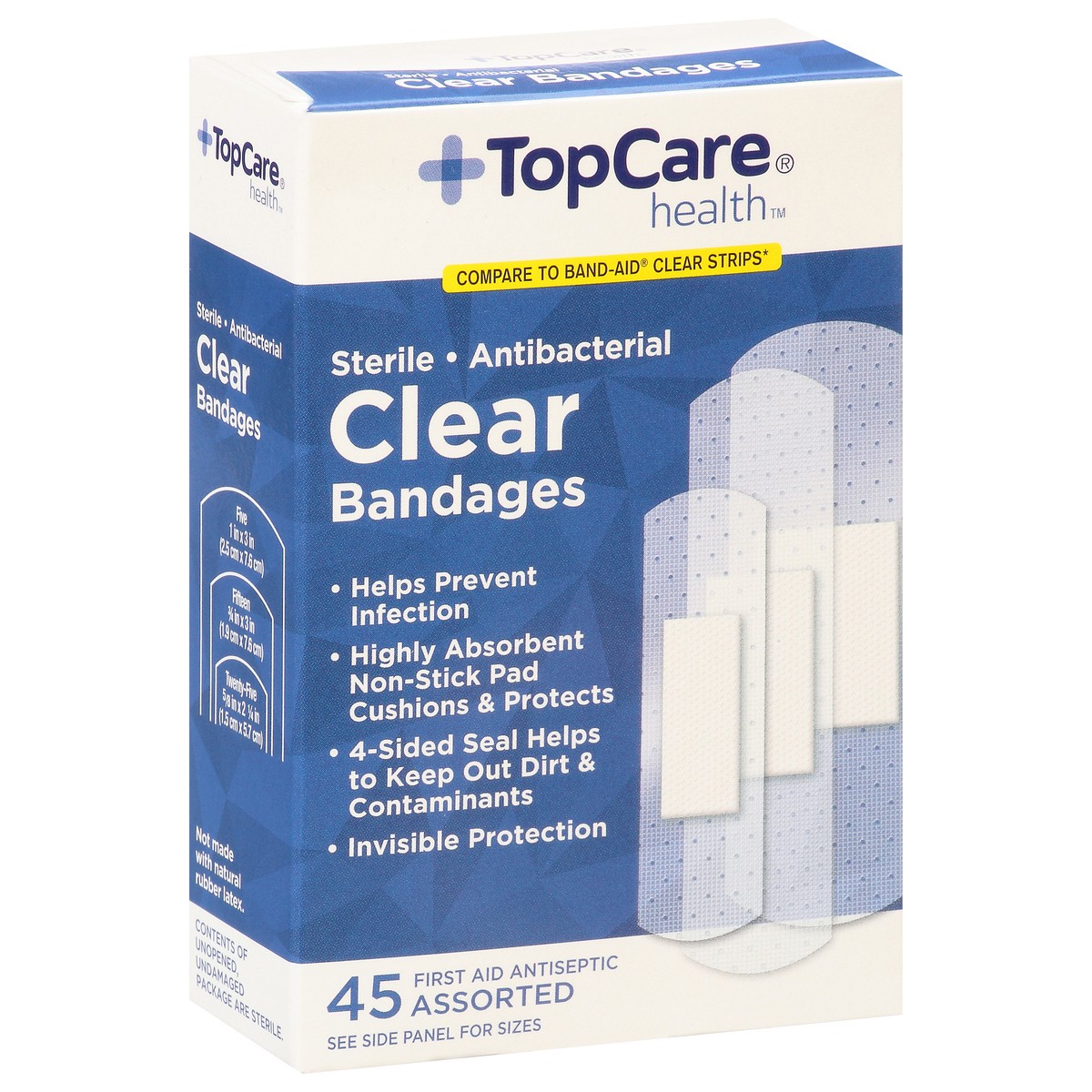 slide 11 of 15, TopCare Antibacterial Clear Assrtd, 45 ct