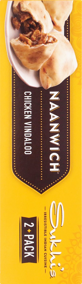 slide 5 of 10, Sukhi's Naanwich, Chicken Vindaloo, 2 Pack, 