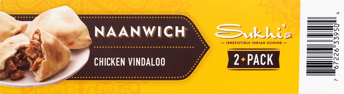 slide 6 of 10, Sukhi's Naanwich, Chicken Vindaloo, 2 Pack, 