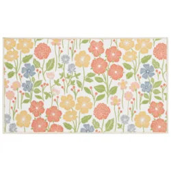 Room & Retreat Seasonal Wild Meadow Party Rug, 17.40 in x 30 in