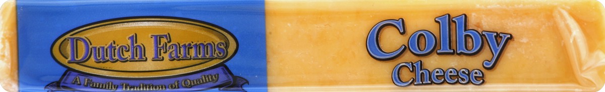 slide 5 of 5, Dutch Farms Dutch Farm Colby Bar, 8 oz