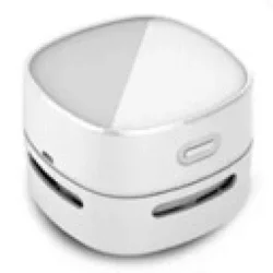 Desktop Vacuum Cleaner, Acrylic, White