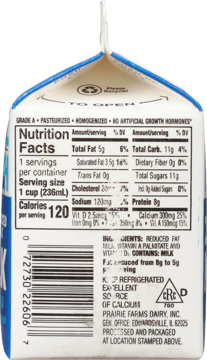 slide 10 of 13, Prairie Farms 2% Reduced Fat Local Fresh Milk 0.5 pt, 1/2 pint