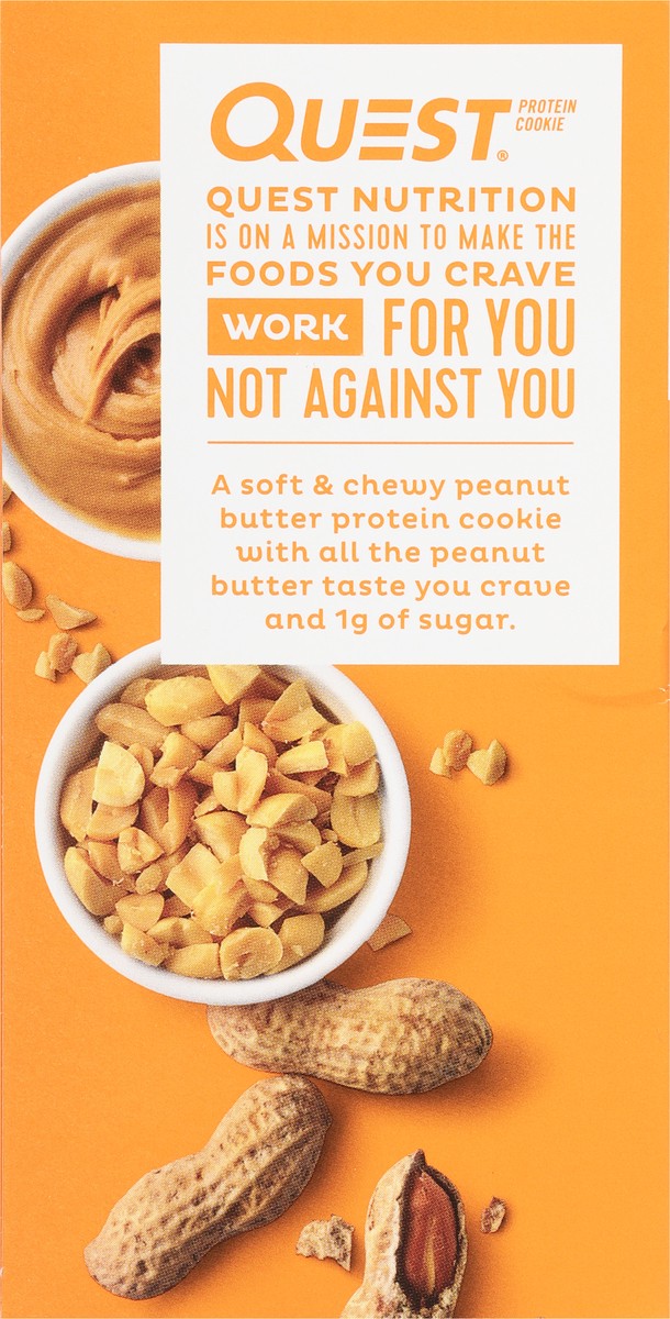 slide 3 of 9, Quest Soft & Chewy Peanut Butter Protein Cookie 4 - 2.04 oz Cookies, 4 ct