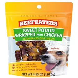 Beefeaters Sweet Potato Wrapped with Chicken Oven Baked Dog Treats