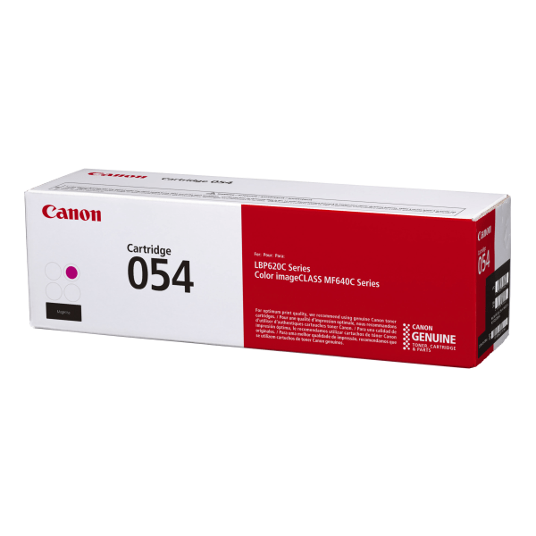 slide 4 of 5, Canon Genuine 054 Toner Cartridge, Magenta, Crg 054 M (3022C001), 1 ct