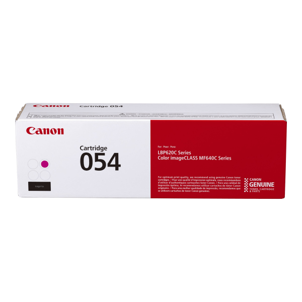 slide 5 of 5, Canon Genuine 054 Toner Cartridge, Magenta, Crg 054 M (3022C001), 1 ct