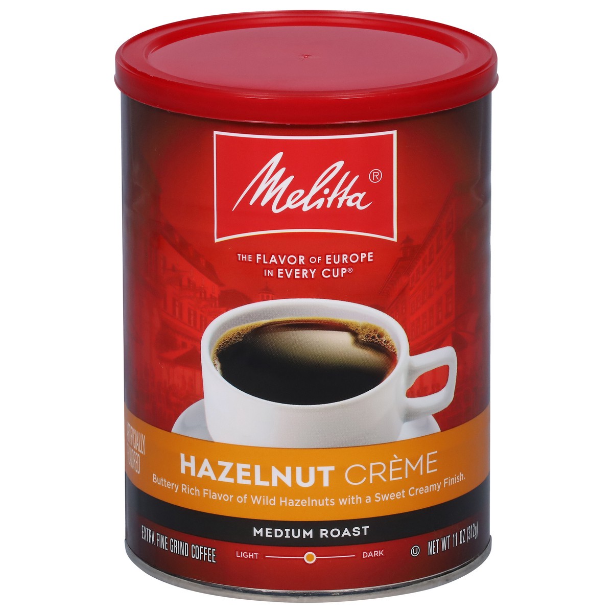 slide 1 of 9, Melitta Medium Roast Extra Fine Grind Hazelnut Creme Coffee 11 oz, 11 oz