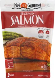 Pier 33 Gourmet Blackened Salmon 2 ea