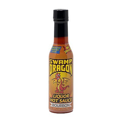 slide 1 of 1, Swamp Dragon Sauce Hot Bourbon, 5 oz