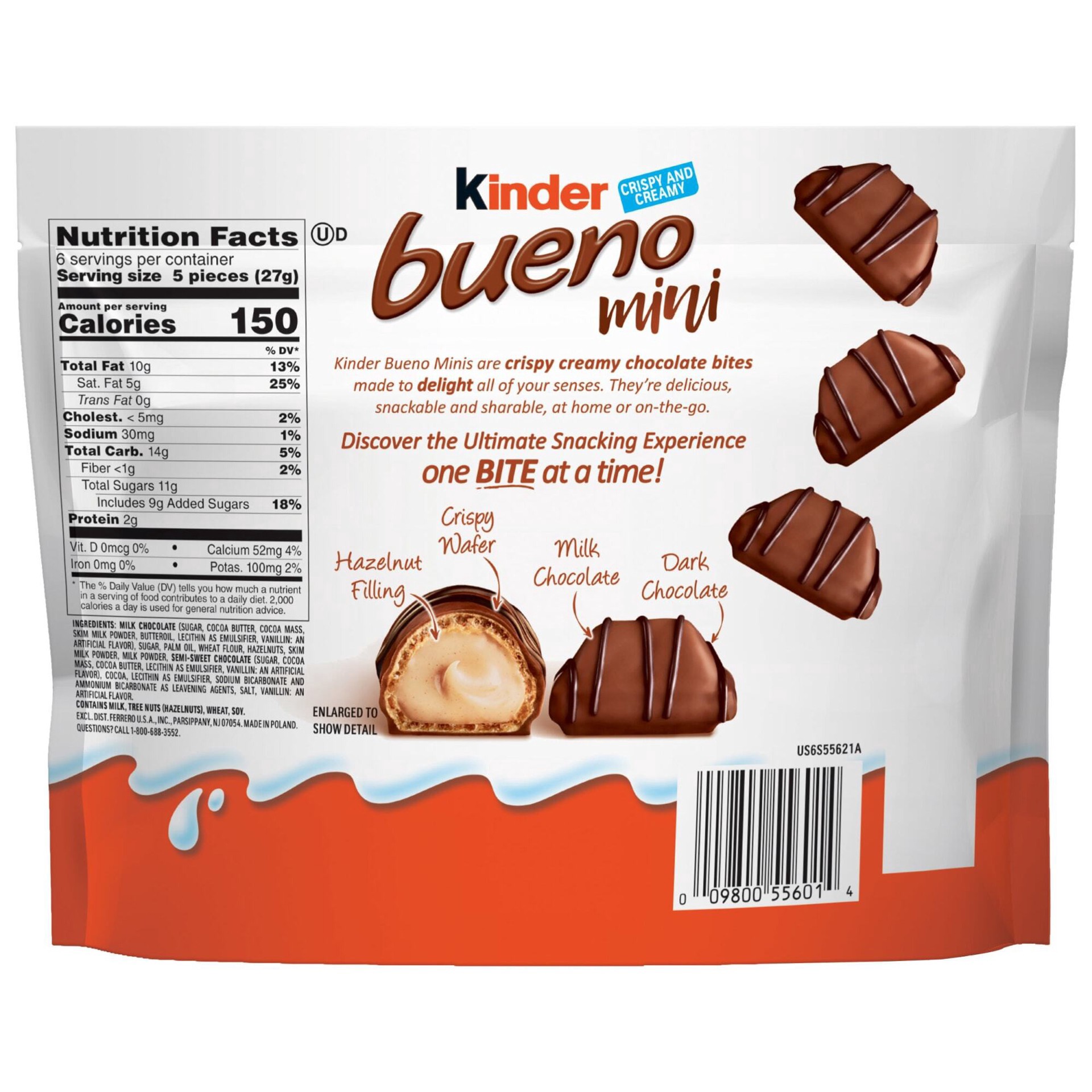 slide 5 of 13, Kinder Bueno Minis Share Pack - 5.7oz, 5.7 oz