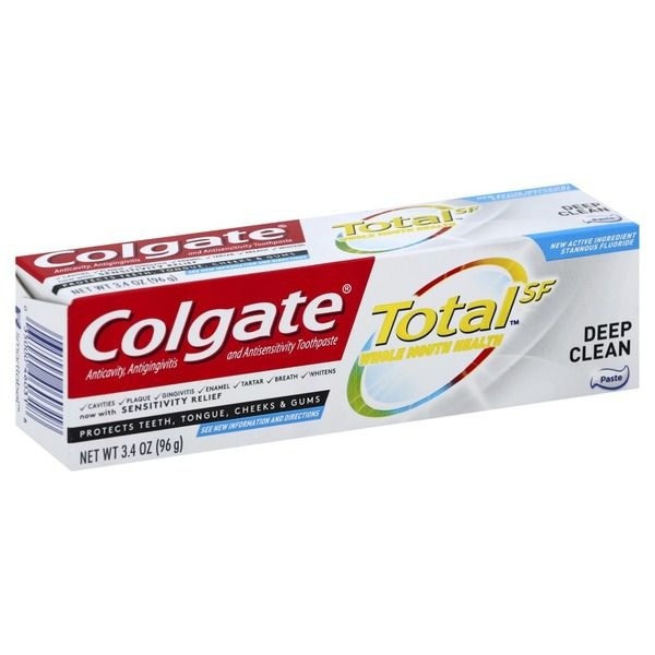 slide 1 of 1, Colgate Total Toothpaste Advanced Deep Clean Paste, 3.4 oz