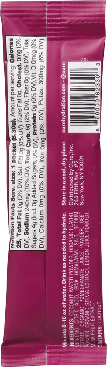 slide 2 of 9, CÜRE Hydrating Electrolyte Mix 0.29 oz, 0.29 oz
