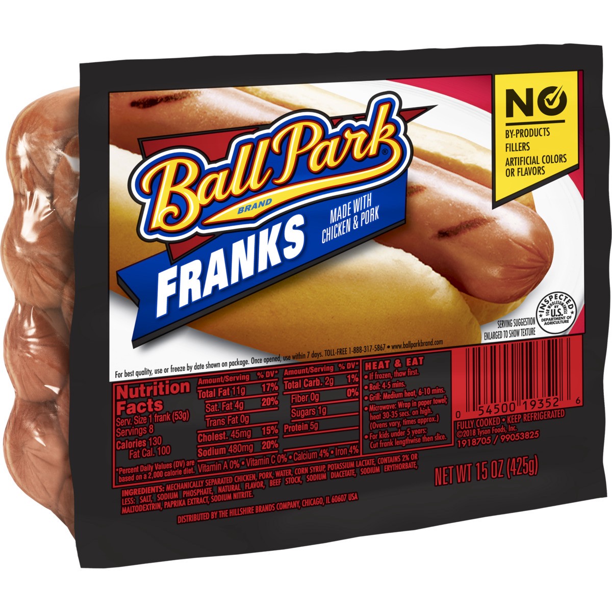 slide 2 of 4, Ball Park® franks, 15 oz