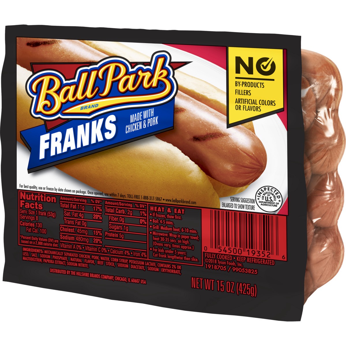 slide 3 of 4, Ball Park® franks, 15 oz