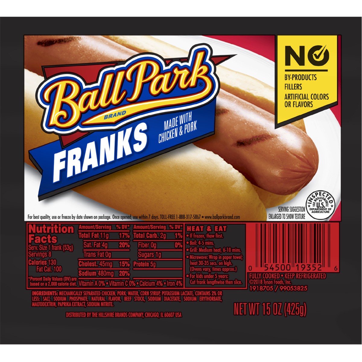 slide 4 of 4, Ball Park® franks, 15 oz