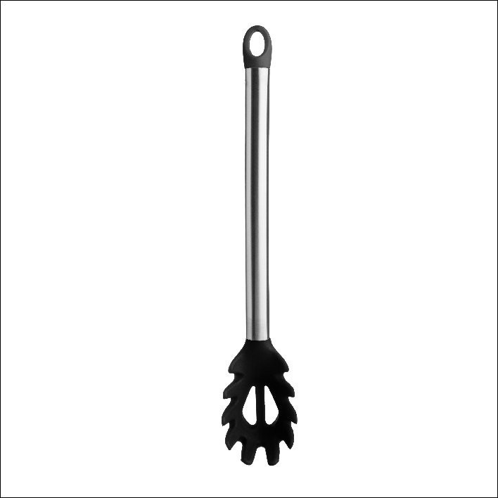 slide 1 of 1, Culinary Edge Spaghetti Server Stainless Steel Handle -Black, 1 ct