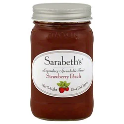 Sarabeth's Spreadable Fruit Strawberry Peach 18 oz