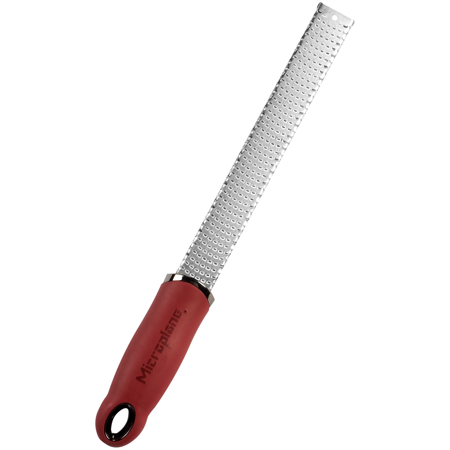 slide 1 of 1, Microplane Soft-Handle Zester Grater, Lemon, 12 in