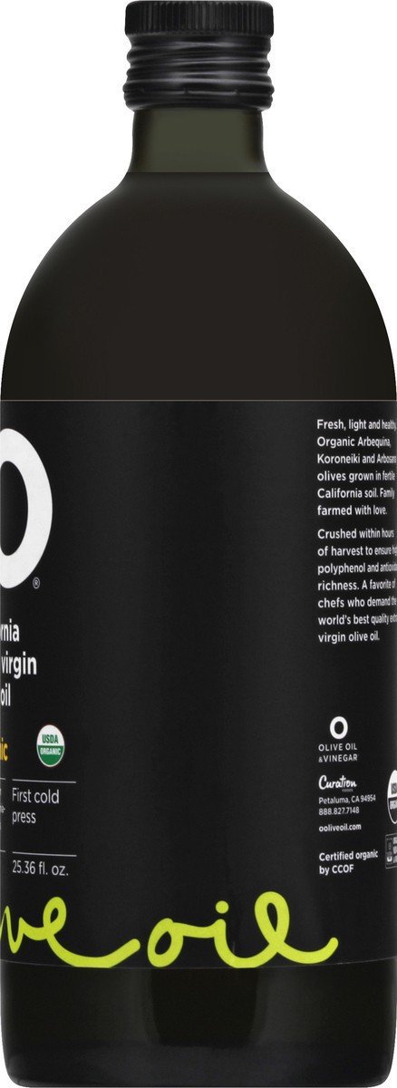 slide 9 of 13, O Organic California Extra Virgin Olive Oil 750 ml, 750 ml