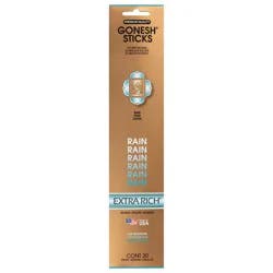 Gonesh Incense Gonesh Rain Incense Sticks Extra Rich - 20 ea