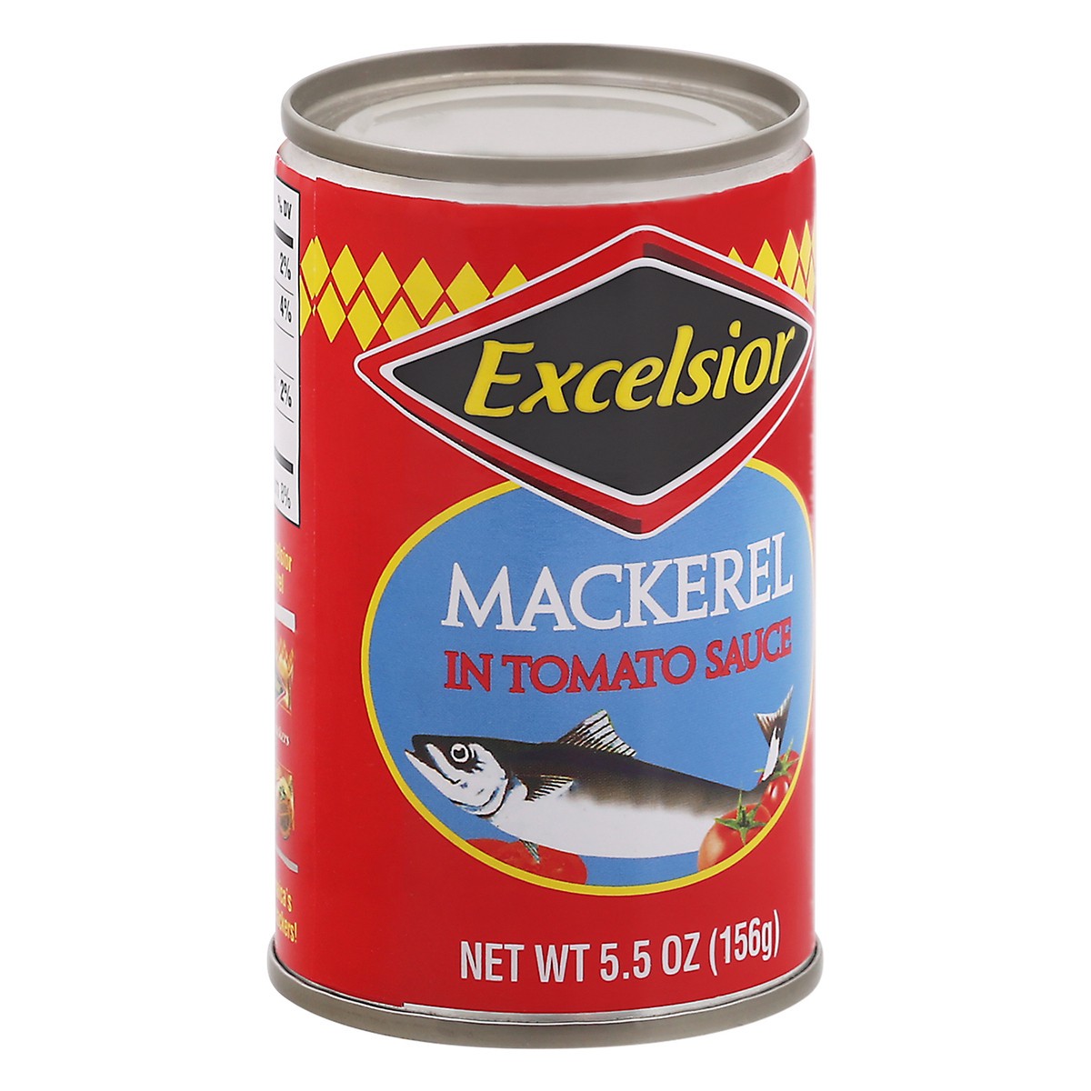 slide 8 of 9, Excelsior Mackerel In Tomato Sauce 5.5 oz Can, 5.5 oz