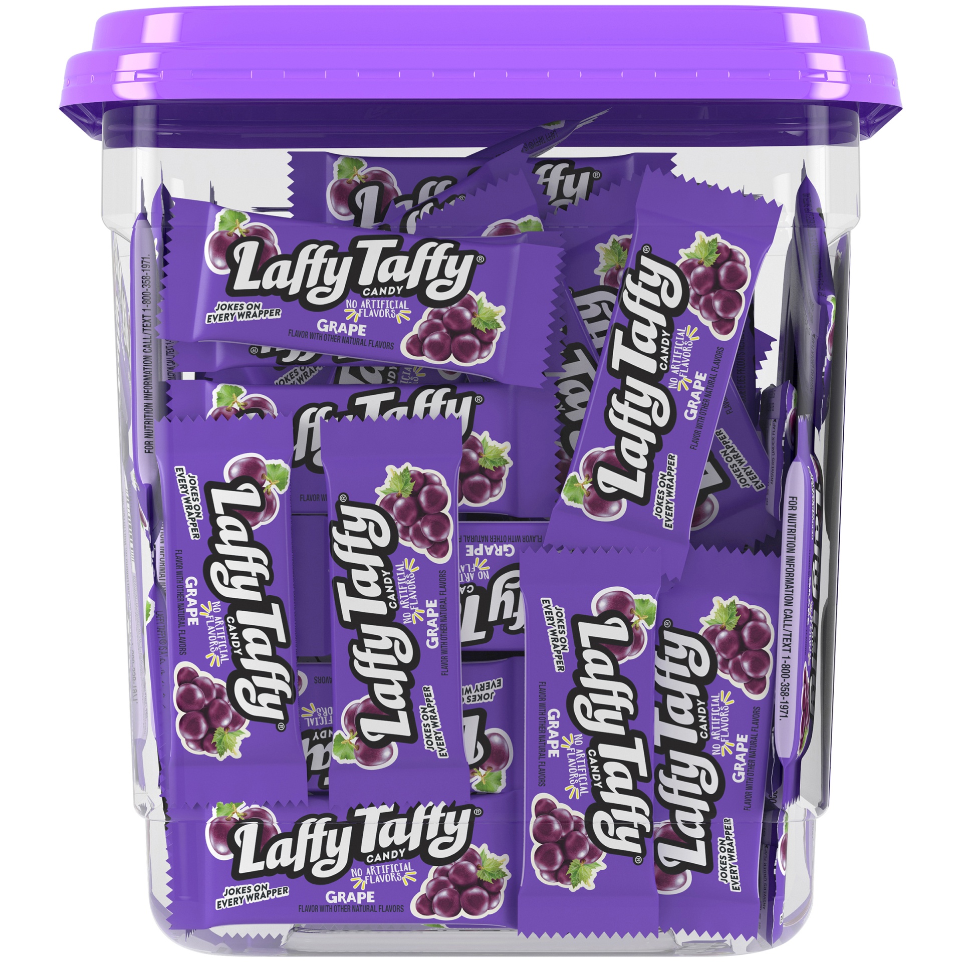 slide 4 of 8, Laffy Taffy Grape Jar, 145 ct
