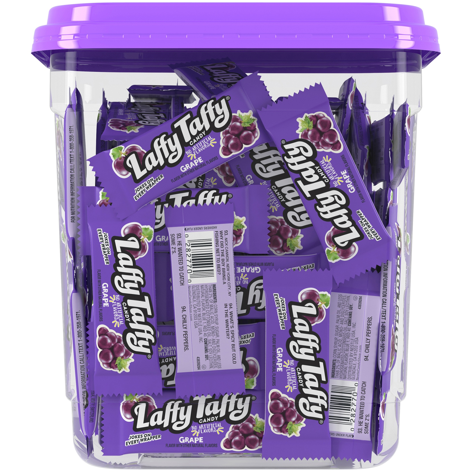 slide 6 of 8, Laffy Taffy Grape Jar, 145 ct
