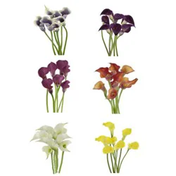 Mini Colored Calla Lily Bunches (Where Available)